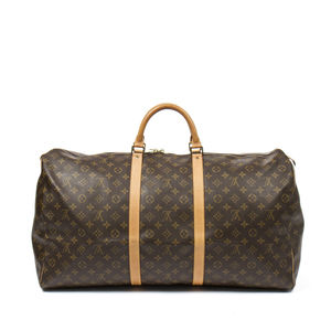 Louis Vuitton Keepall 60  in Brown Monogram Canvas
